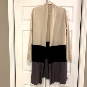 Multi colored long Cardigan.